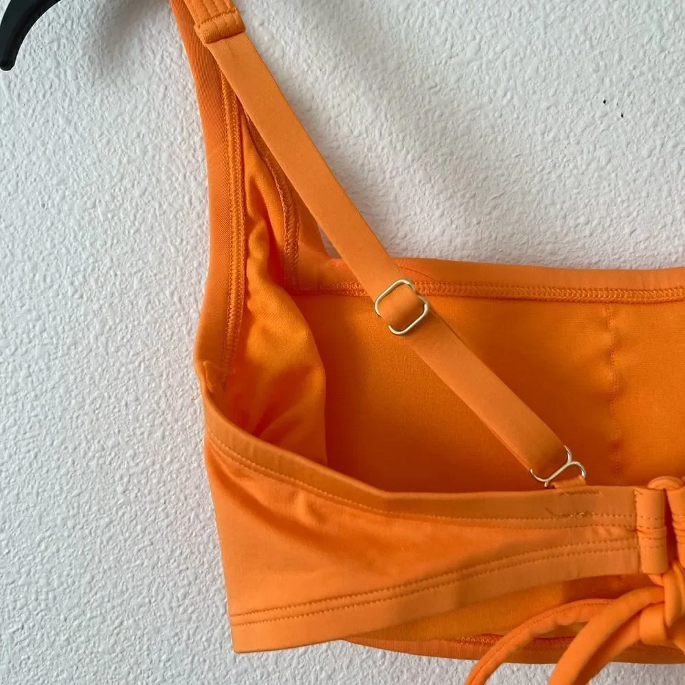 Kona Sol orange swimming top size D/DD